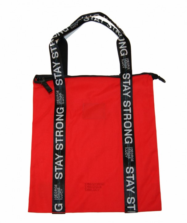 GEORGE GINA & LUCY Nylon Handtasche FLIGHTBAG Farbe red strong 404