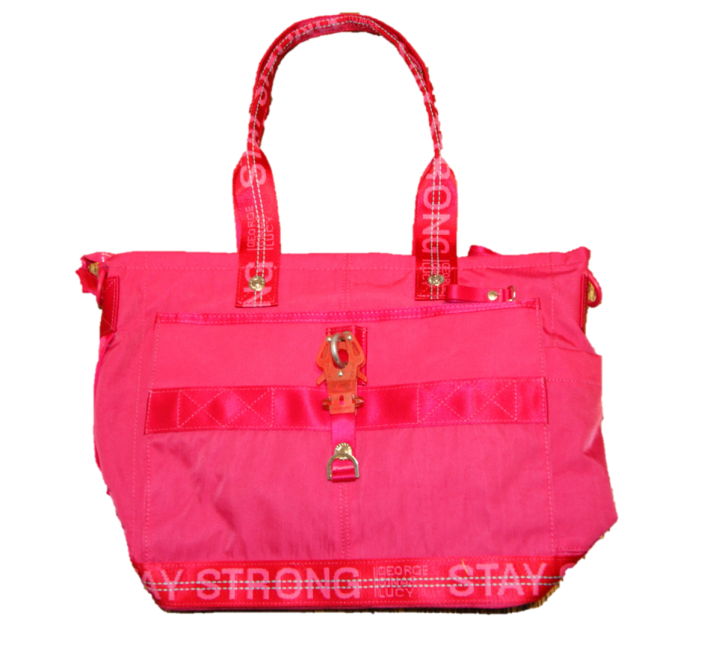 GEORGE GINA & LUCY Nylon Handtasche THE STYLER Farbe fuxia strong 444