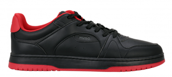 Hugo Sneakers Hadrian_Tenn_pugr aus Kunstleder mit kontrastierenden Details