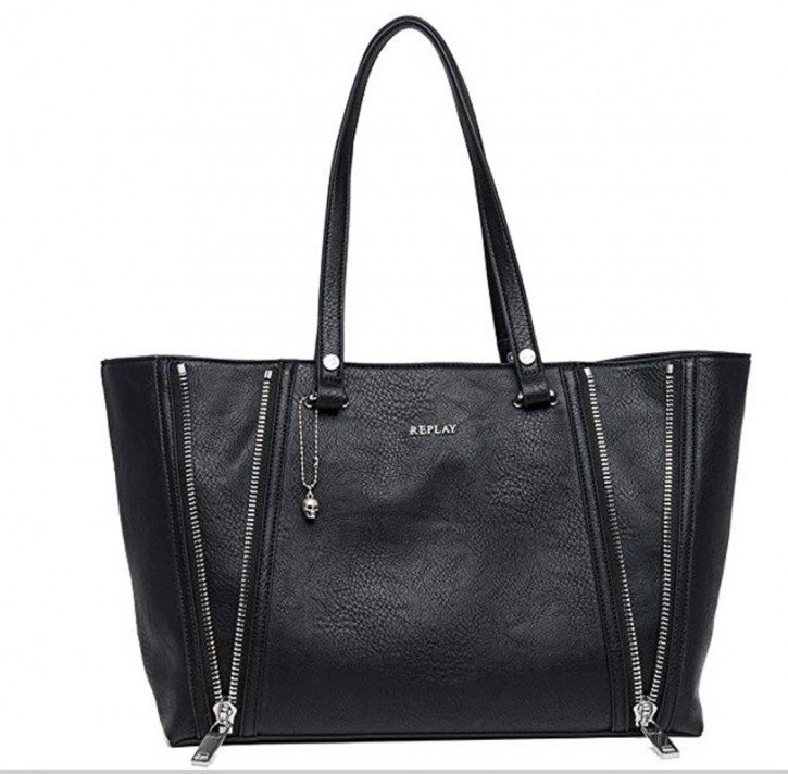 REPLAY Schultertasche Fw3747.000.a0362 Schwarz 98  Grösse 14x29x38 cm