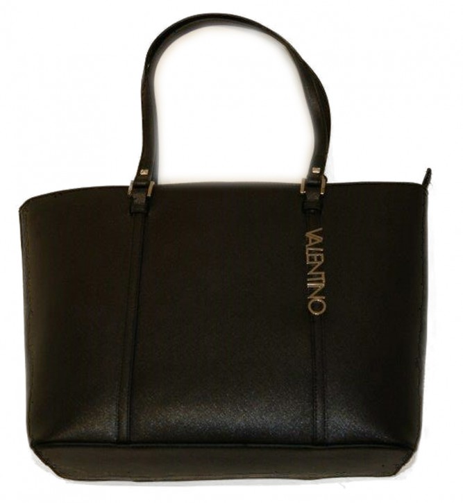 Mario Valentino Valentino by Damen Sea Winter Tote, Schwarz (Nero), 15.5x28x34 cm