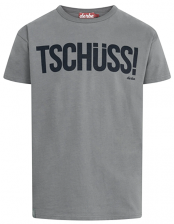 Derbe Tschüss Herren T-Shirt Lava Smoke Grau 0930