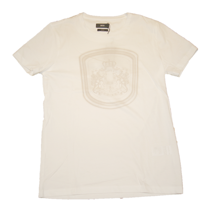 BOSS BLACK T-SHIRT LECCO 109 FARBE WEISS 100 GR: S